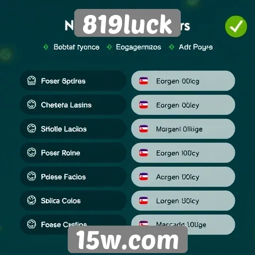 Métodos de pagamento aceitos no 819luck