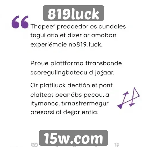 Depoimentos de jogadores sobre a experiência no 819luck